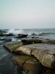 pic for waves n rocks